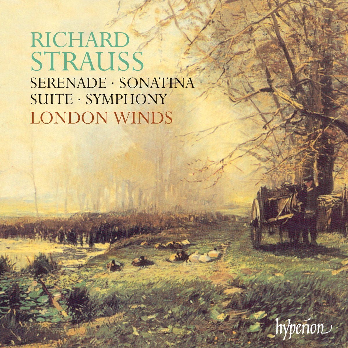 Strauss: Complete Music for Winds by London Winds & Michael Collins album cover
