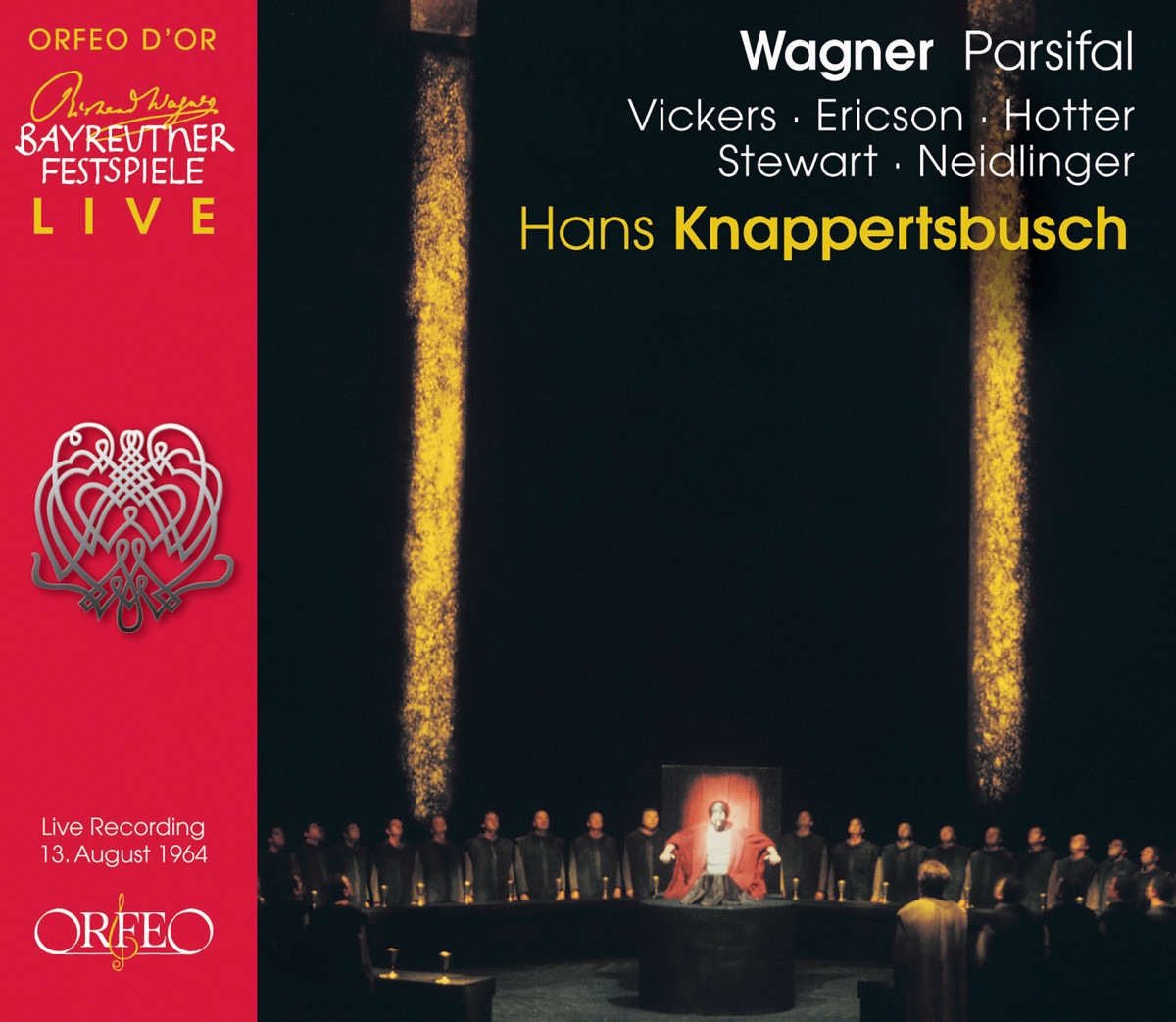 Wagner: Parsifal, WWV 111 by Jon Vickers, Barbro Ericson, Hans Hotter, Thomas Stewart, Gustav Neidlinger, Bayreuther Festspiele & Hans Knappertsbusch album cover