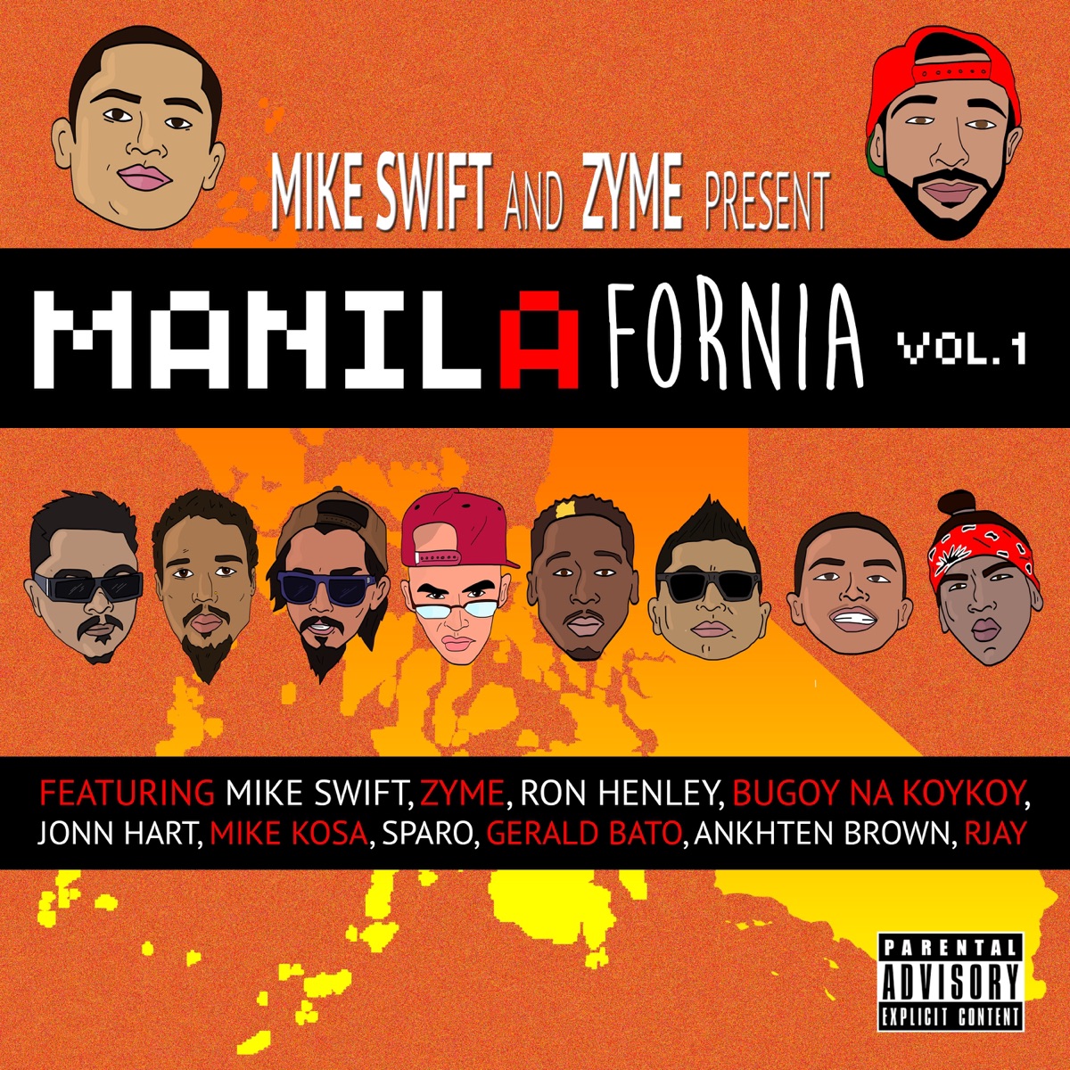 Manilafornia, Vol. 1 by Zyme & Mike Swift album cover