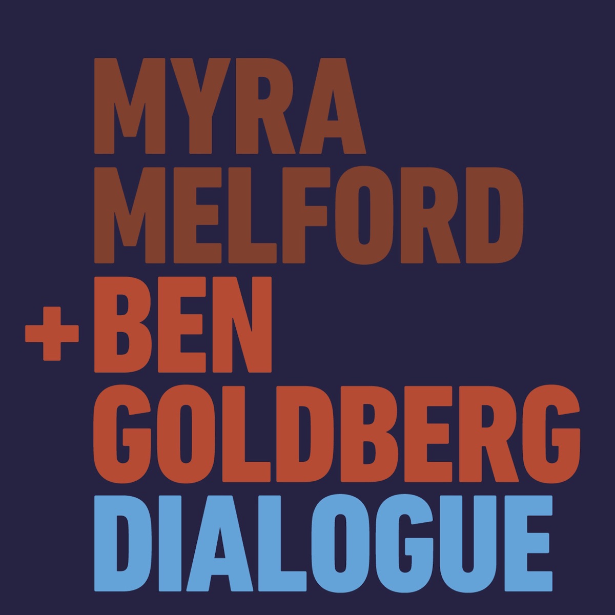 Dialogue by Myra Melford & Ben Goldberg album cover
