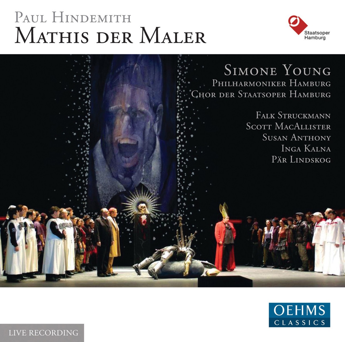 Hindemith: Mathis der Maler by Susan Anthony, Falk Struckmann, Inga Kalna, Scott MacAllister, Par Lindskog, Philharmoniker Hamburg & Simone Young album cover
