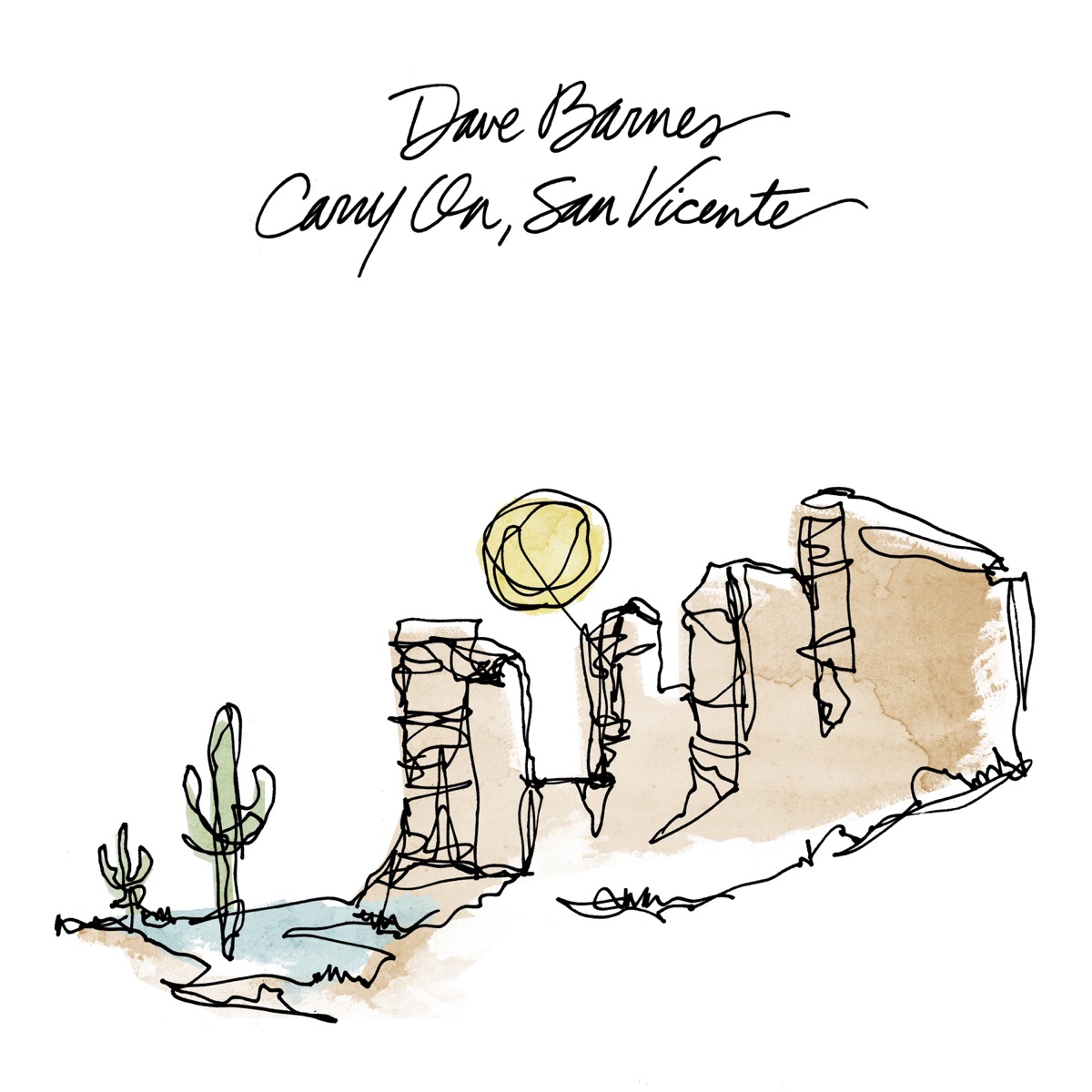Carry on, San Vicente by Dave Barnes album cover