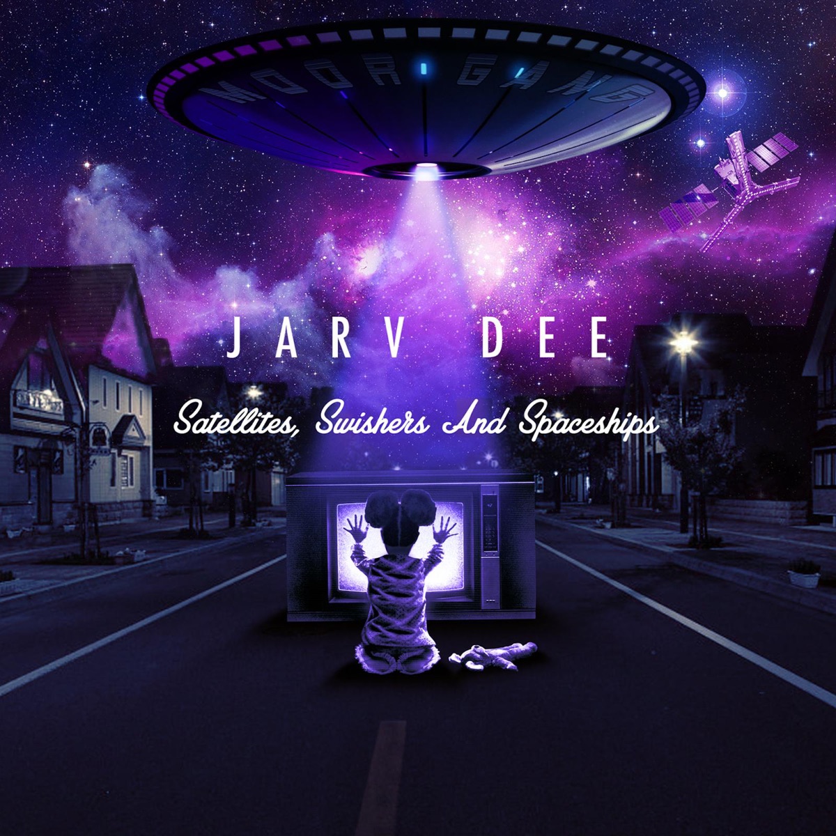 Satellites Swishers & Spaceships by Jarv Dee album cover