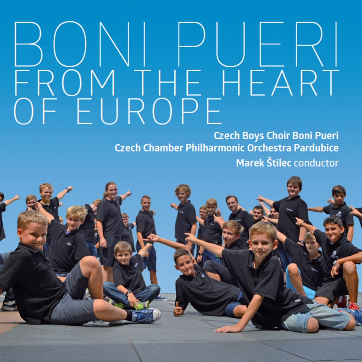 From the Heart of Europe by Boni Pueri, Czech Chamber Philharmonic Orchestra Pardubice & Marek Štilec album cover