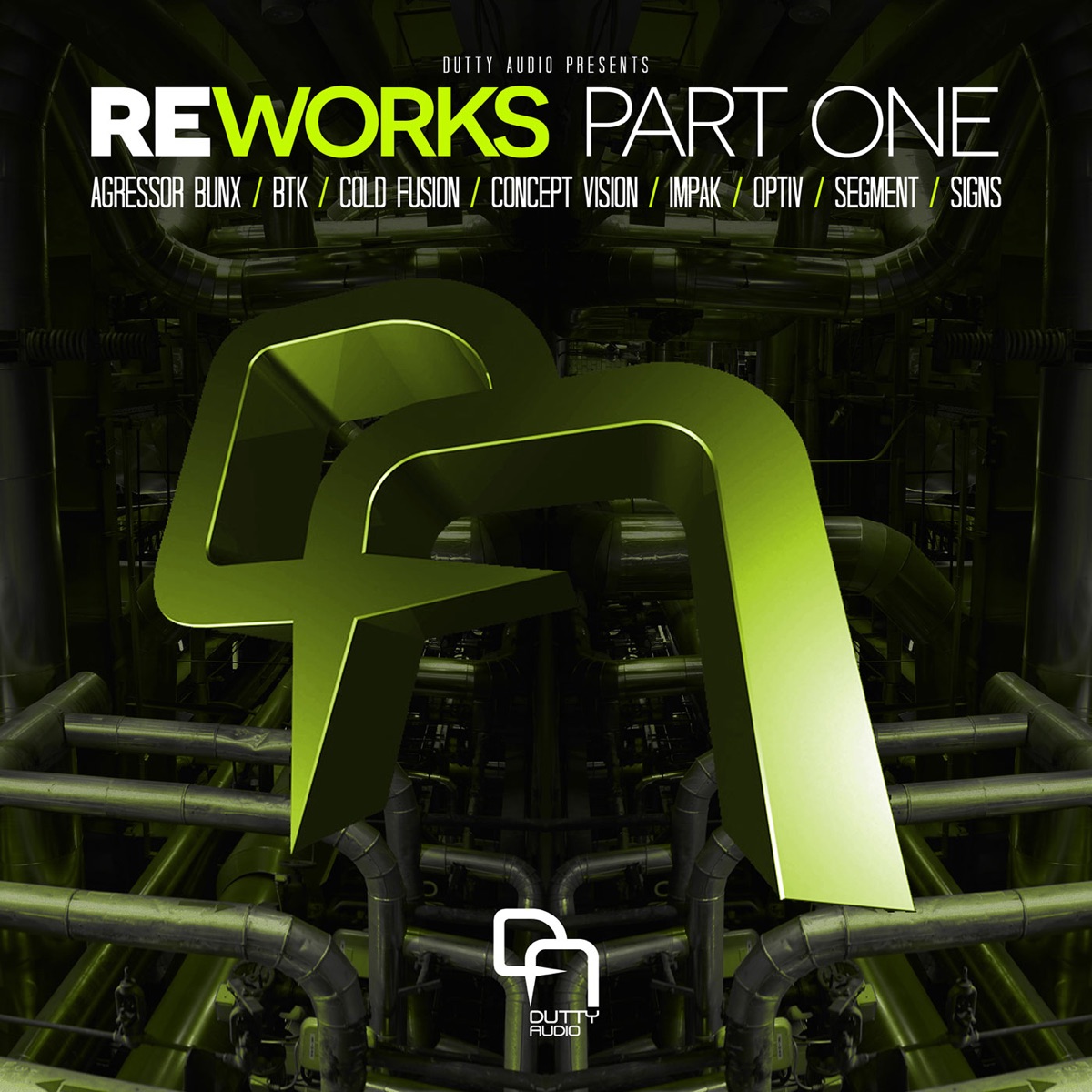 Reworks Part One (feat. Agressor Bunx, Concept Vision, Segment, Signs & Impak) - EP by BTK, Cold Fusion & Optiv album cover
