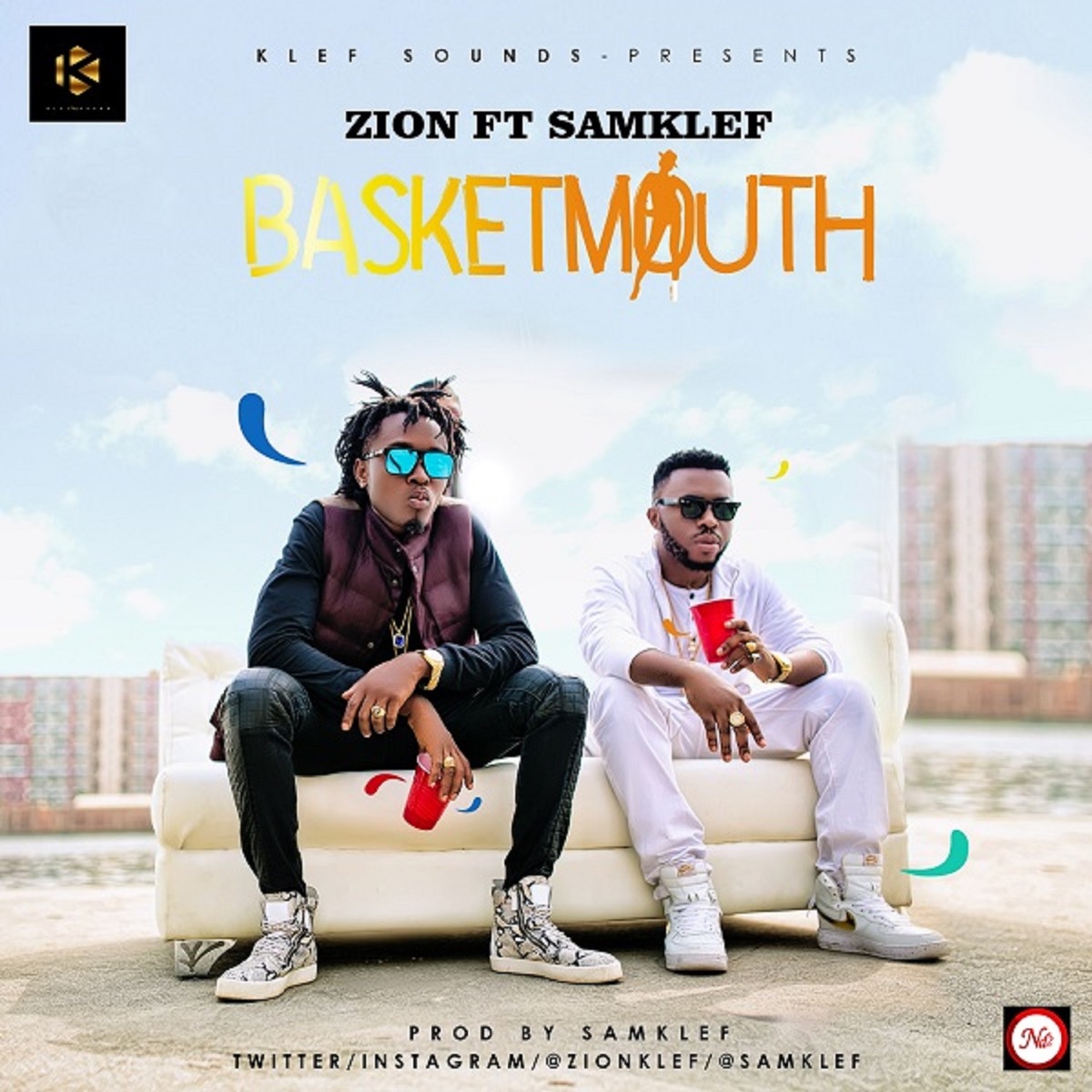 Basketmouth (feat. Samklef) - Single by Zion album cover