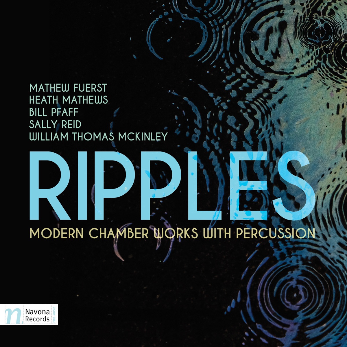 Ripples: Modern Chamber Works with Percussion by Various Artists album cover