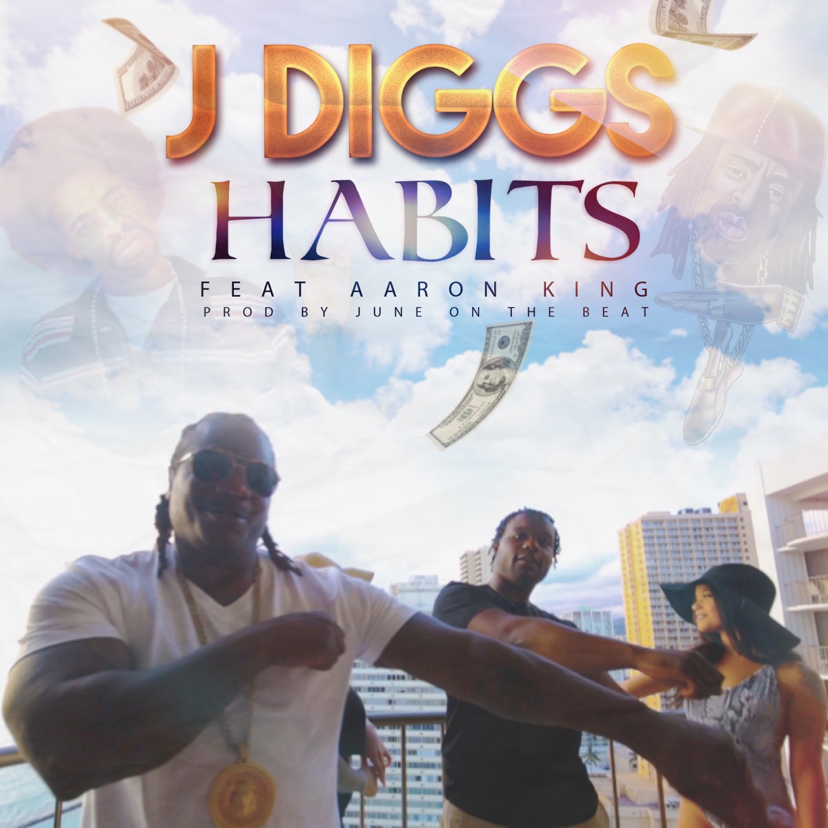 Habits (feat. Aaron King) - Single by J-Diggs album cover