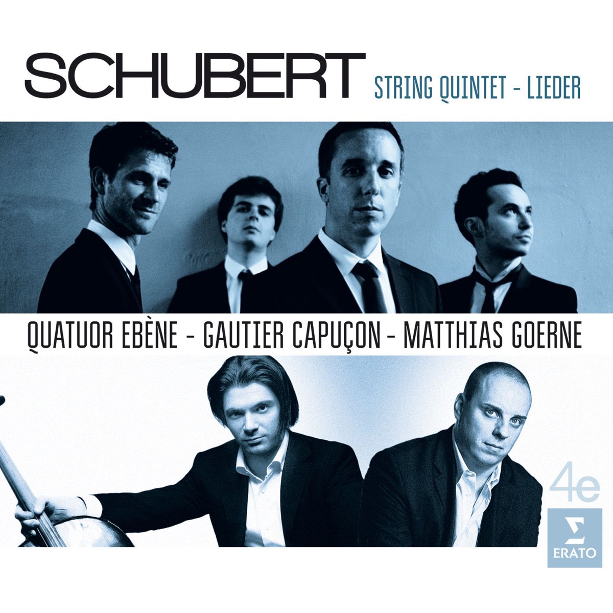 Schubert: Quintet and Lieder by Quatuor Ébène album cover