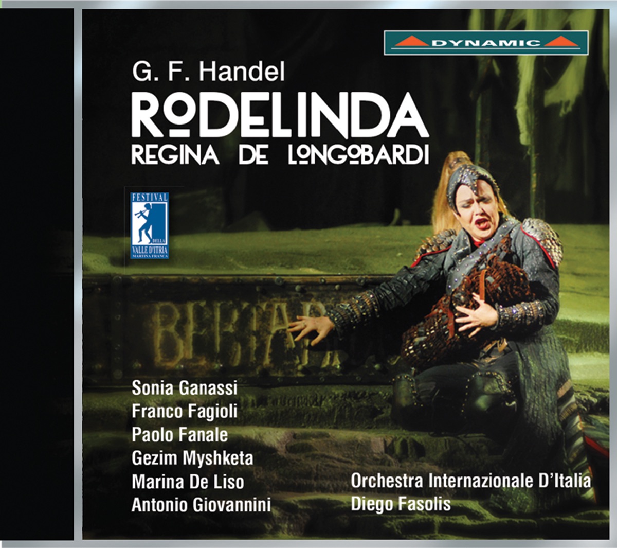 Handel: Rodelinda, HWV 19 (Live) by Sonia Ganassi, Franco Fagioli, Paolo Fanale, Gezim Myshketa, Marina de Liso, Antonio Giovannini, Orchestra Internazionale d'Italia & Diego Fasolis album cover