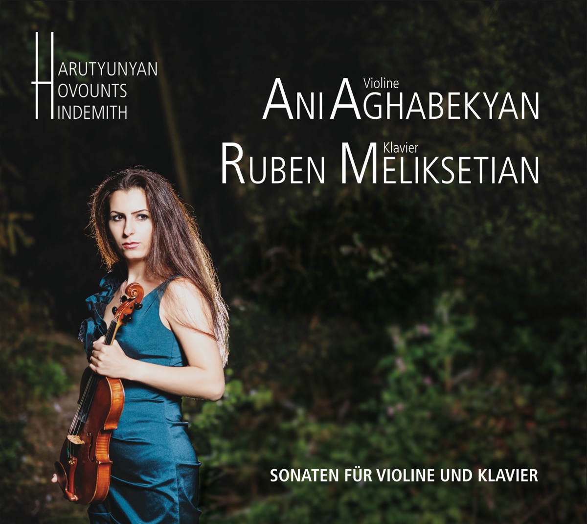 Harutyunyan, Hovunts & Hindemith: Violin Sonatas by Ani Aghabekyan & Ruben Meliksetian album cover