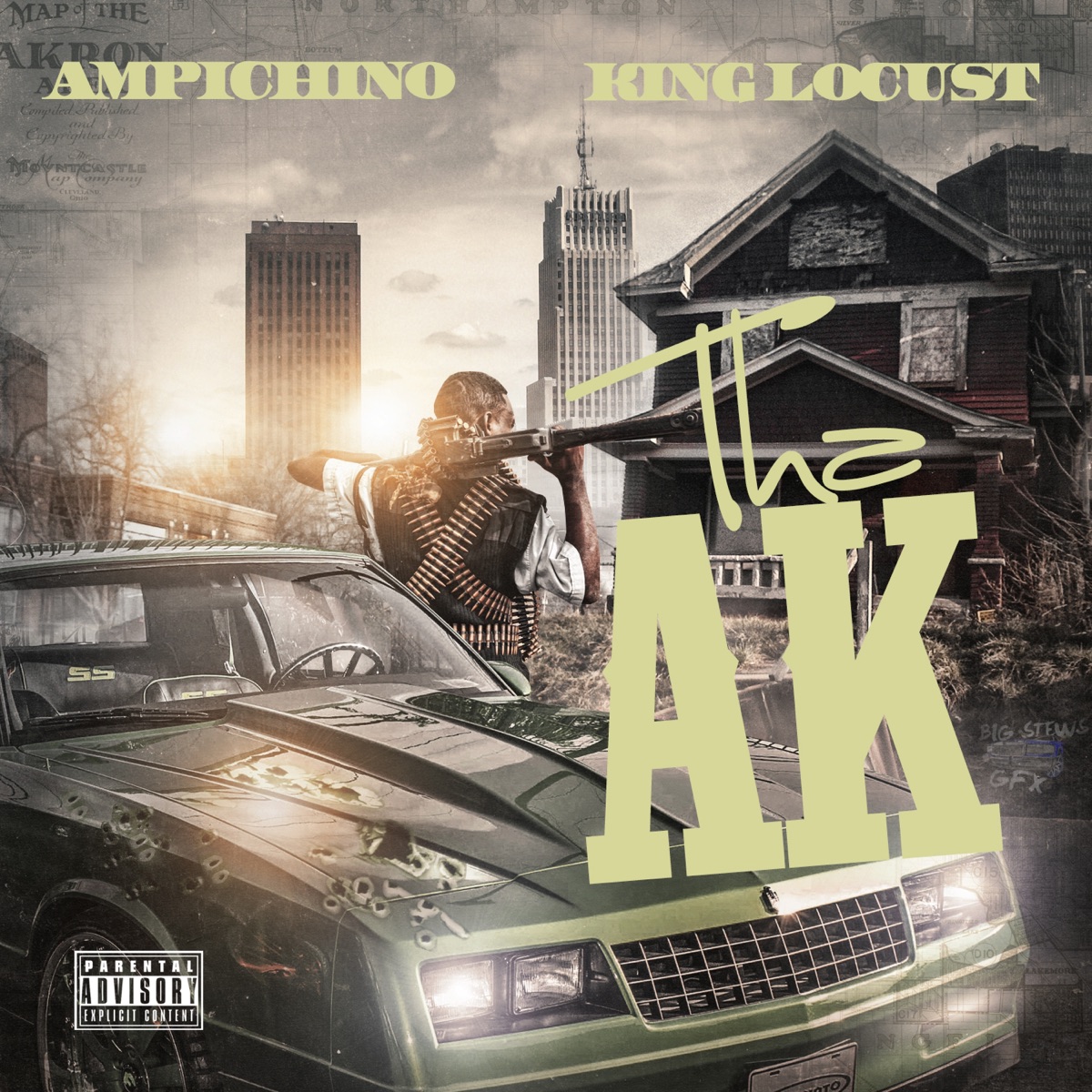 Tha AK - Single by Ampichino & King Locust album cover