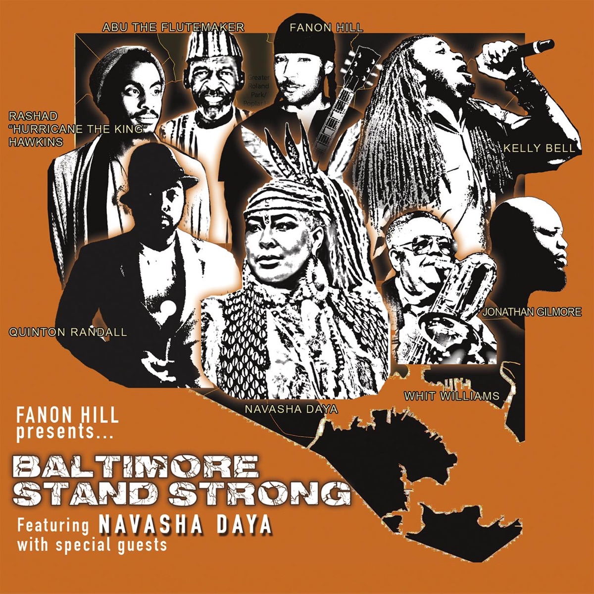 Baltimore Stand Strong (feat. Fanon Hill, Kelly Bell, Jonathan Gilmore, Quinton Randall, Rashad Hawkins, Whit Williams & Abu) - Single by Navasha Daya album cover