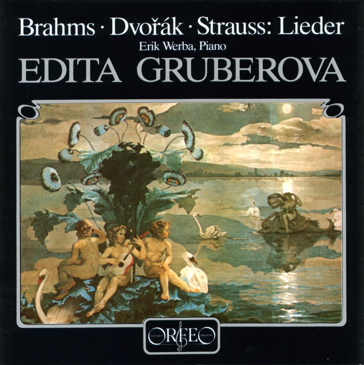 Brahms, Dvořák & Strauss: Lieder by Edita Gruberová & Erik Werba album cover