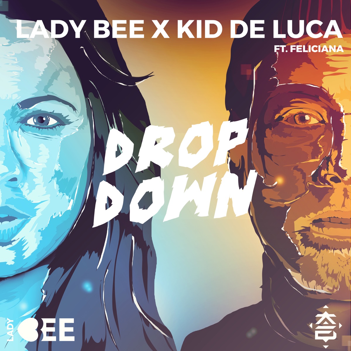 Drop Down (feat. Feliciana) - Single by Lady Bee & Kid de Luca album cover