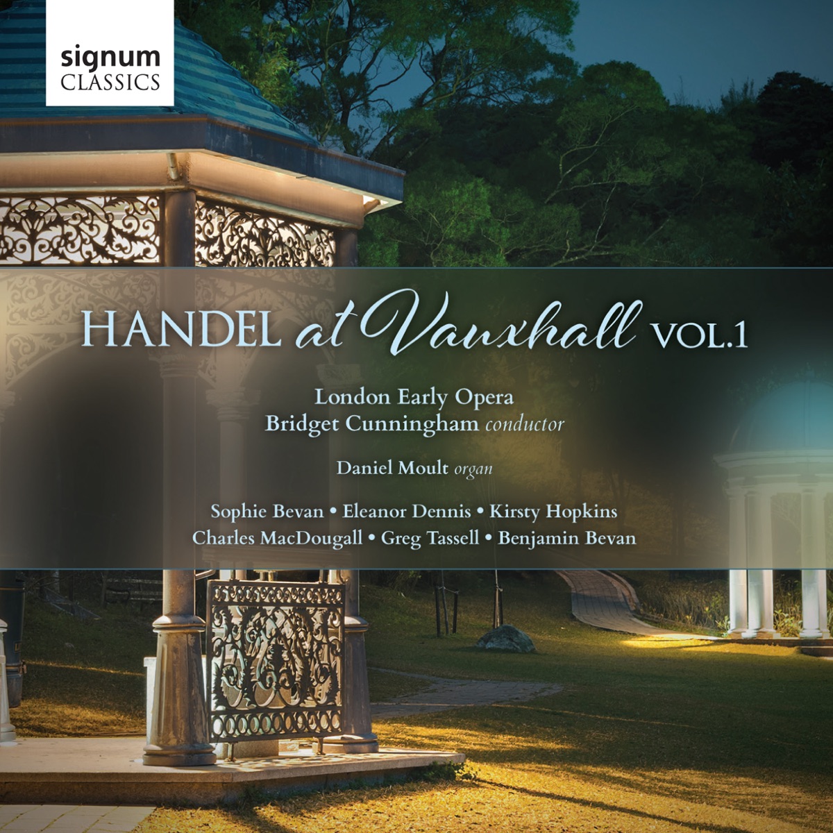 Handel at Vauxhall, Vol. 1 by London Early Opera & Bridget Cunningham album cover