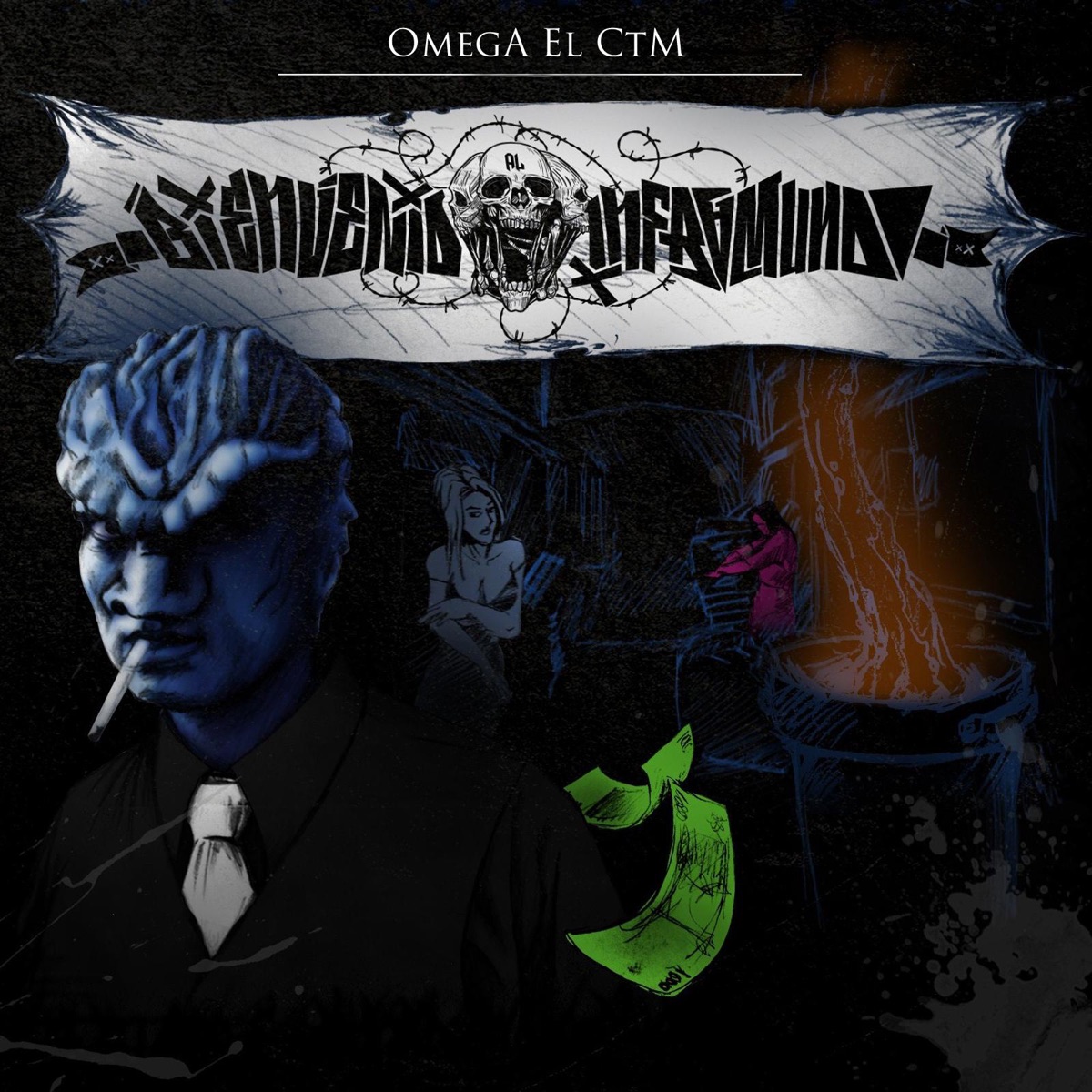 Bienvenido Al Inframundo by Omega El CTM album cover