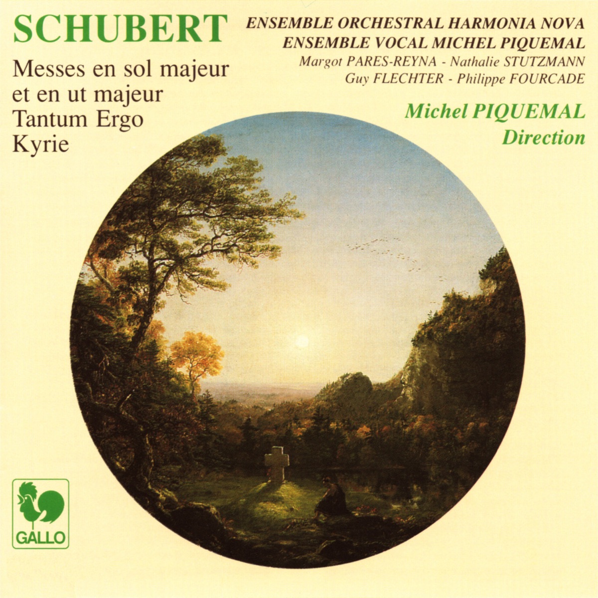 Schubert: Mass No. 2 in G Major, D. 167 - Kyrie in B-Flat Major, D. 45 - Tantum Ergo in C Major, D. 739 - Mass No. 4 in C Major, D. 452 by Michel Piquemal, Ensemble Orchestral Harmonia Nova & Ensemble Vocal Michel Piquemal album cover
