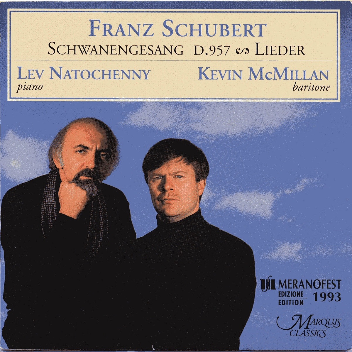 Schubert: Schwanengesang by Kevin McMillan & Lev Natochenny album cover