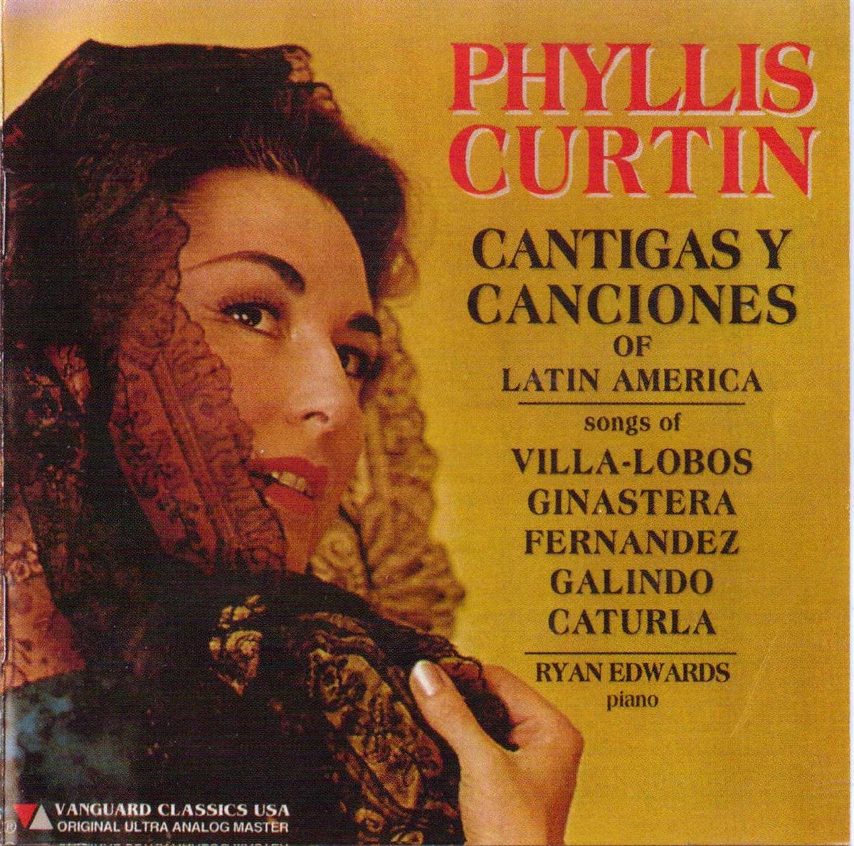 Cantigas Y Canciones of Latin America by Phyllis Curtin & Ryan Edwards album cover