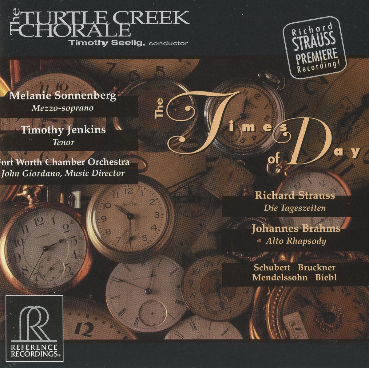 The Times of Day by Turtle Creek Chorale, Fort Worth Chamber Orchestra & Tim Seelig album cover