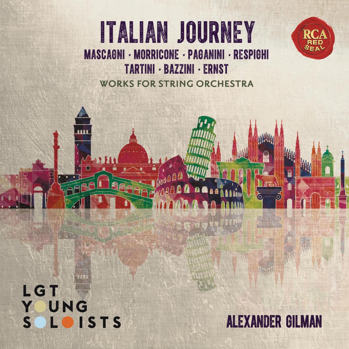 Italian Journey - Works for String Orchestra by LGT Young Soloists album cover