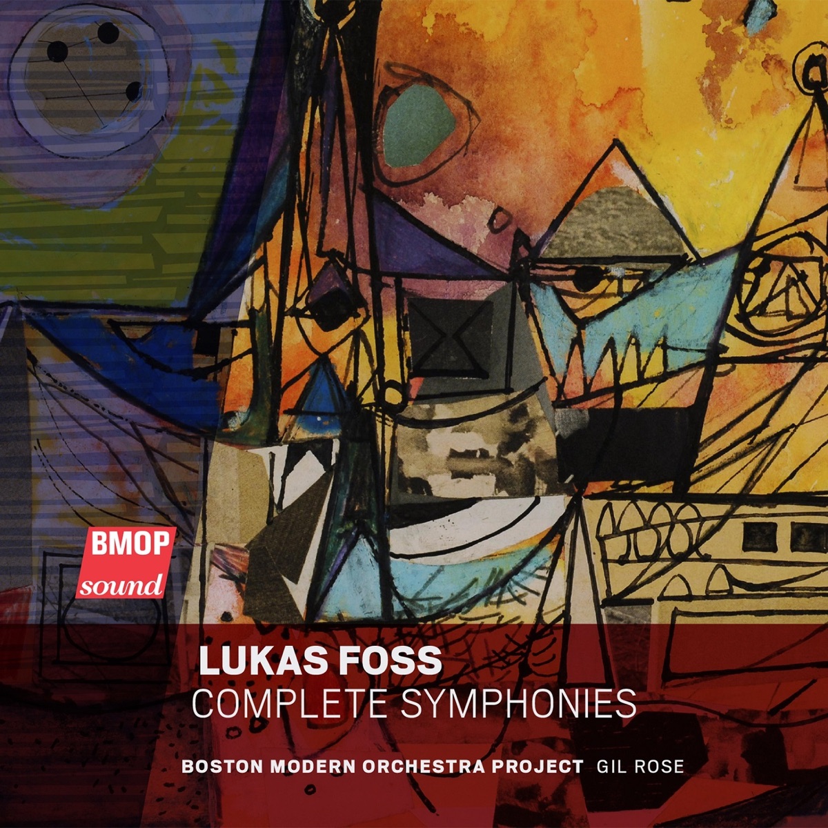 Lukas Foss: Complete Symphonies by Boston Modern Orchestra Project & Gil Rose album cover