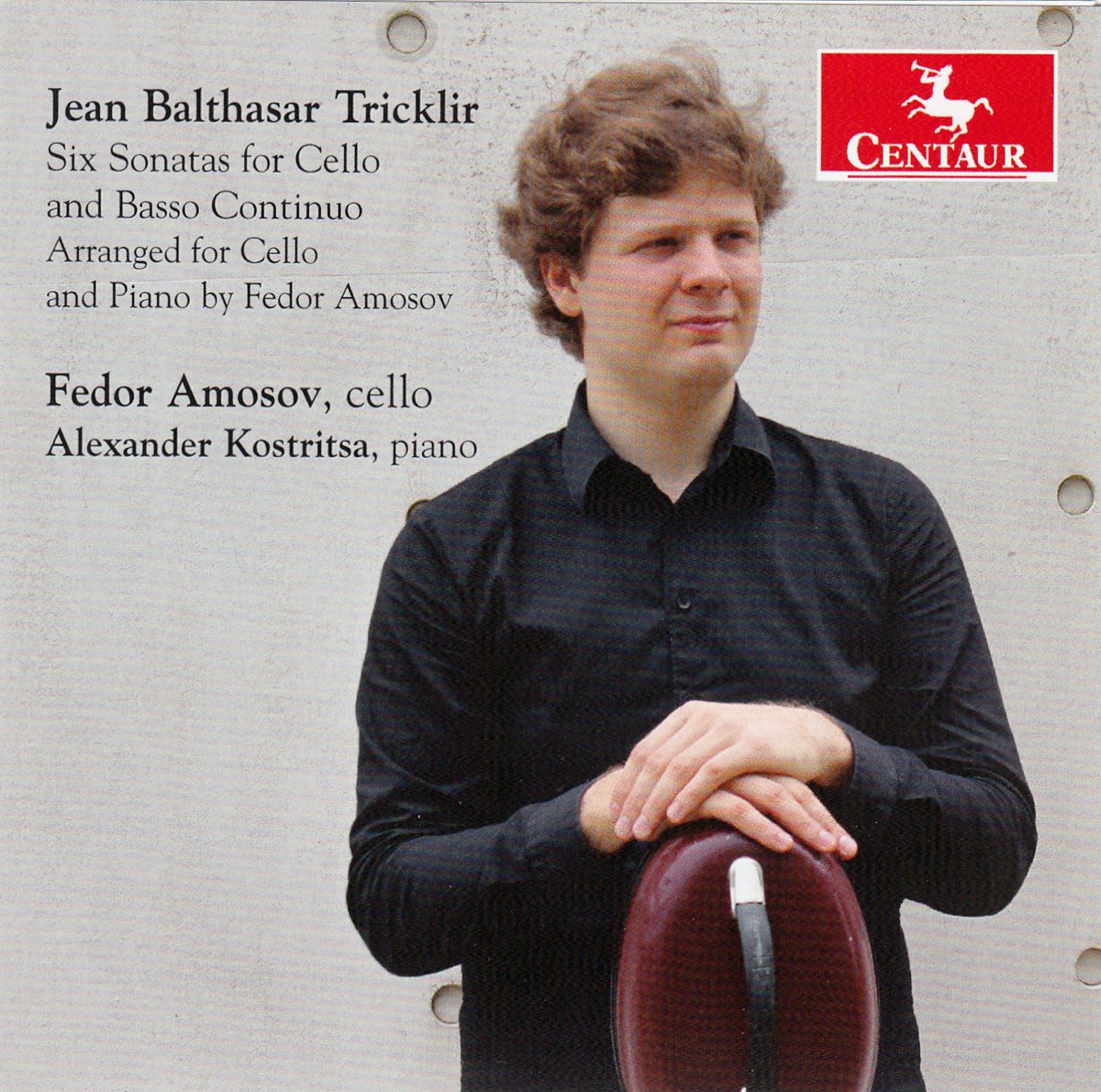 Tricklir: 6 Sonatas for Cello & Basso Continuo (Arr. for Cello & Piano) by Fedor Amosov & Alexander Kostritsa album cover