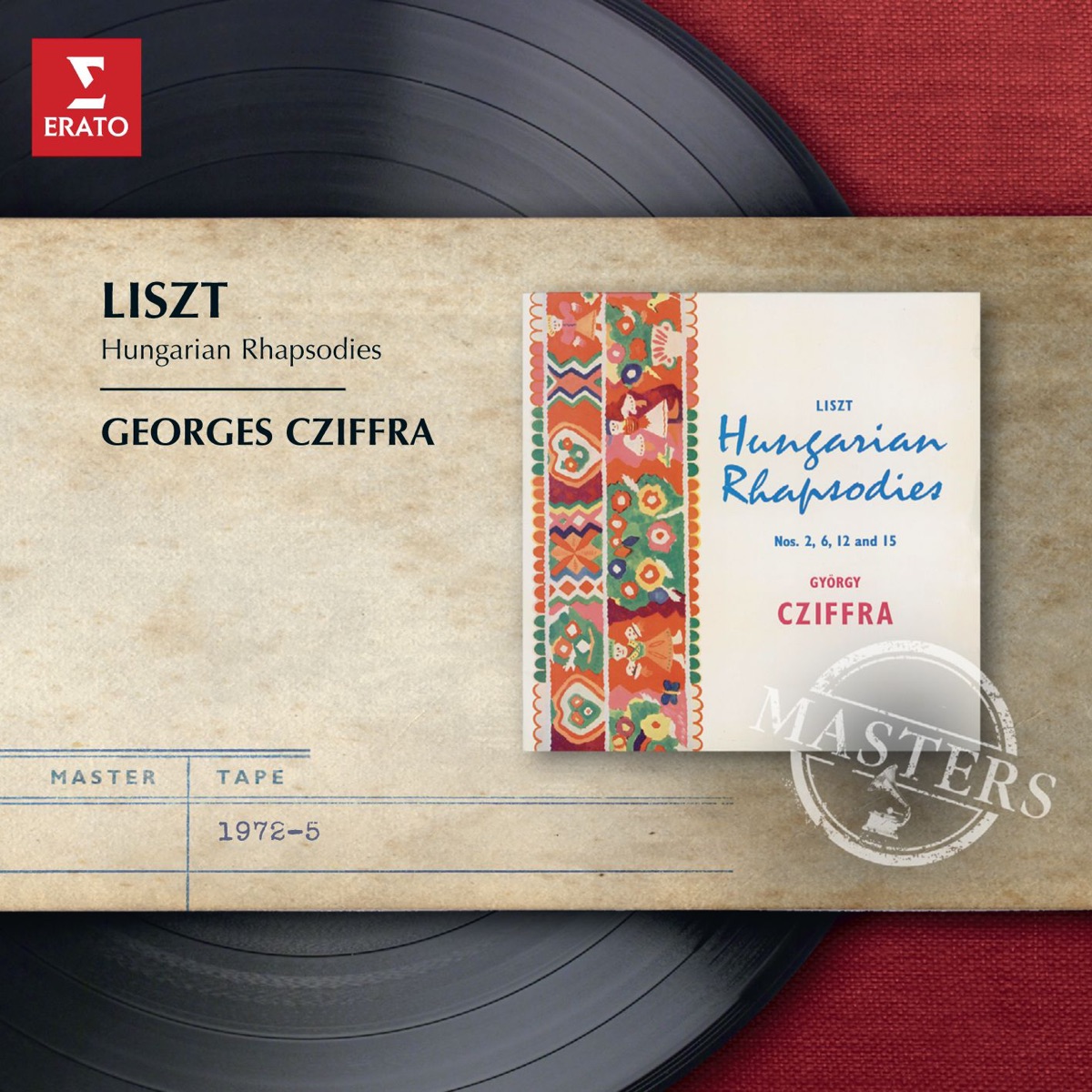 Liszt: 7 Hungarian Rhapsodies by György Cziffra album cover