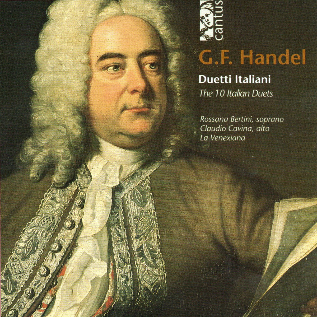 Handel: 10 duetti italiani by Claudio Cavina, Rossana Bertini & La Venexiana album cover