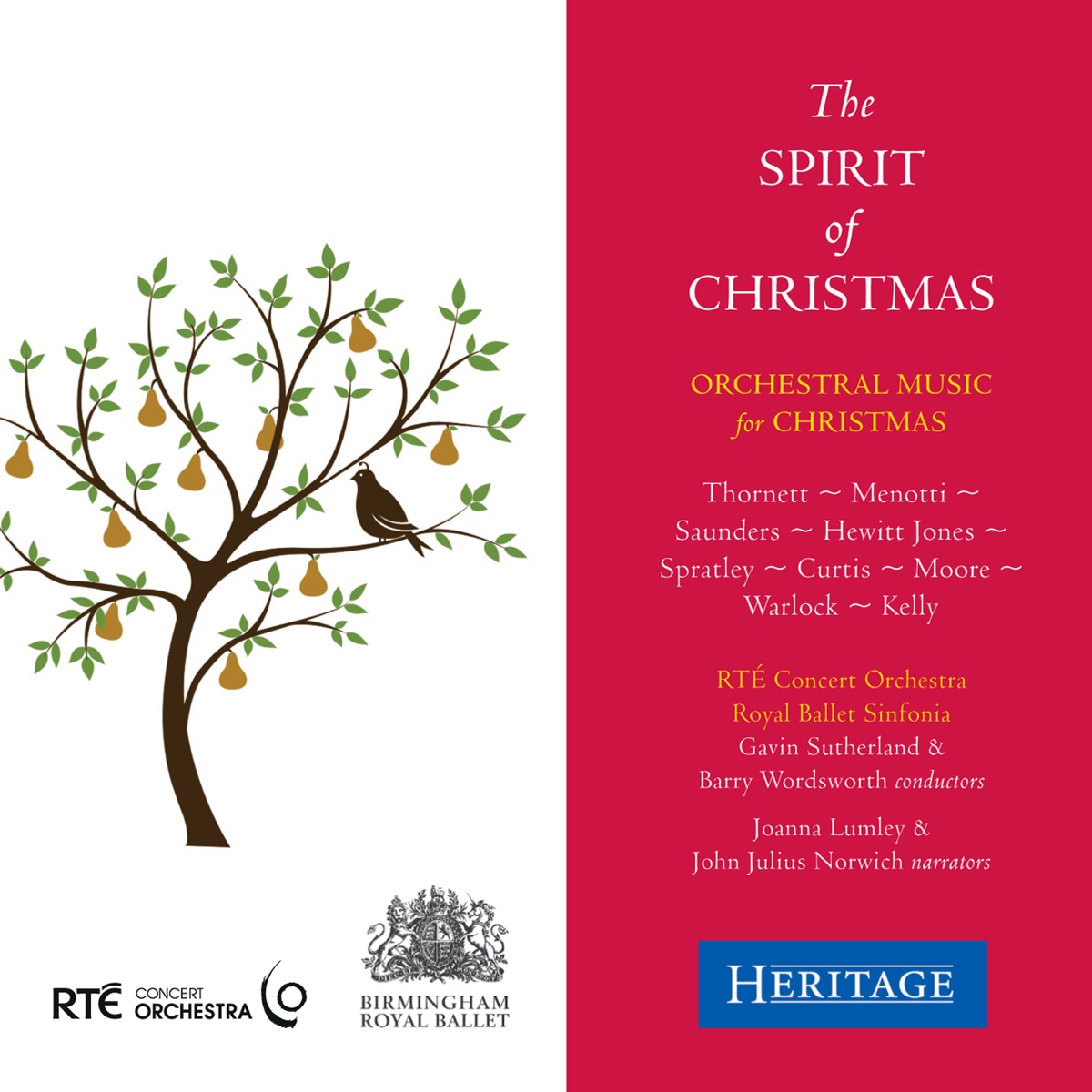 The Spirit of Christmas by RTÉ Concert Orchestra & Royal Ballet Sinfonia album cover