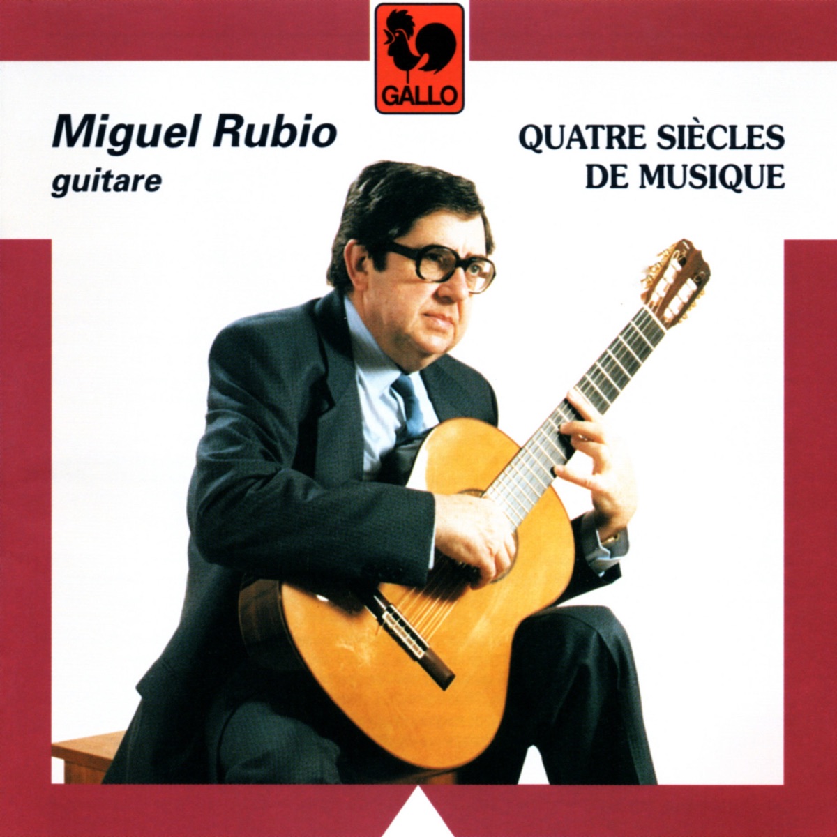 Four Centuries of Classical Music for Guitar by Miguel Rubio album cover