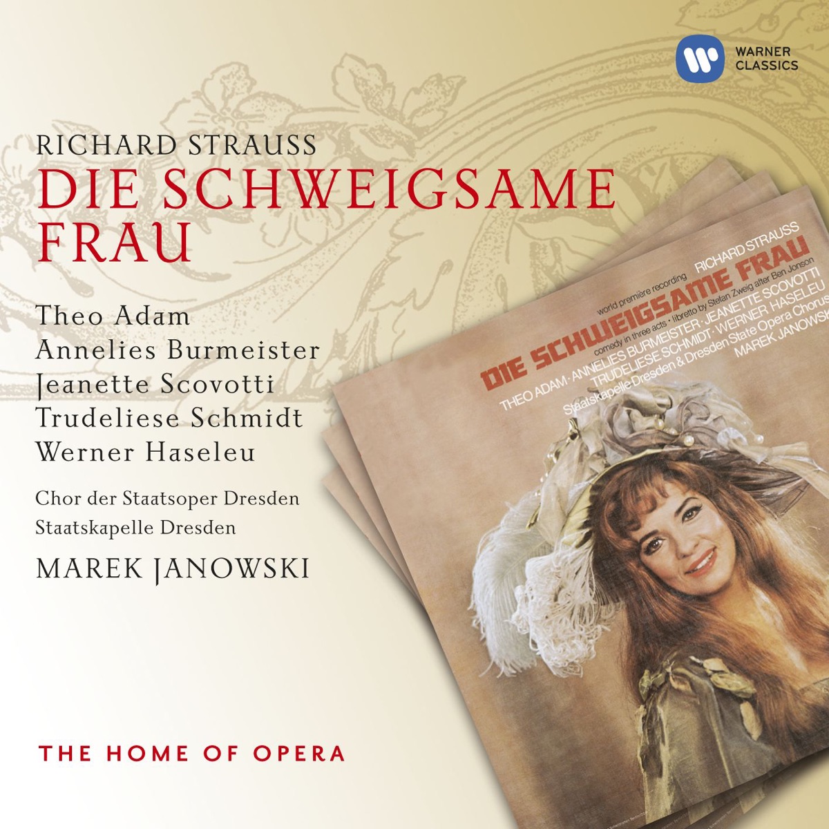 R. Strauss: Die Schweigsame Frau by Annelies Burmeister, Jeanette Scovotti, Marek Janowski & Trudeliese Schmidt album cover