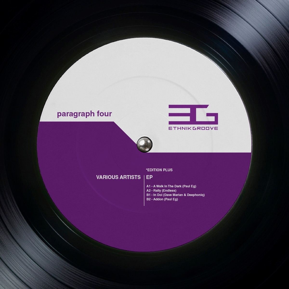 Paragraph Four *Edition Plus - EP by Paul EG, Dave Marian & Deephoniq album cover