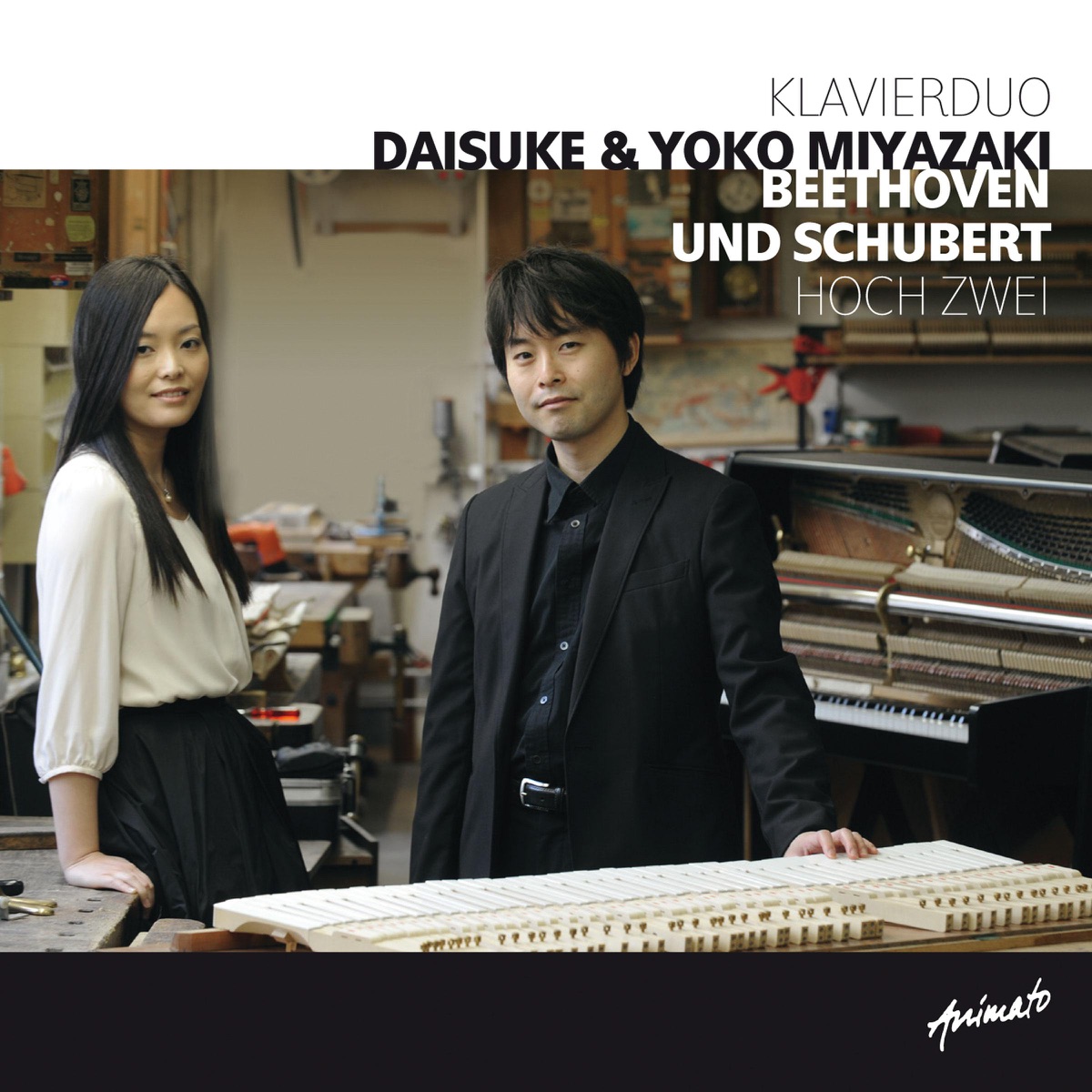 Beethoven und Schubert hoch zwei by Daisuke Miyazaki & Yoko Miyazaki album cover