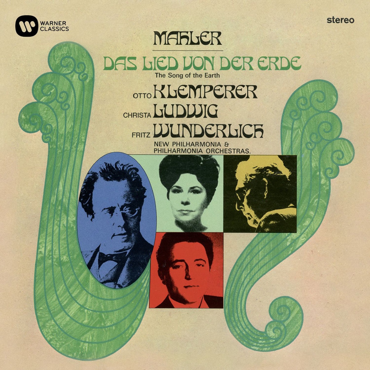 Mahler: Das Lied von der Erde by Christa Ludwig, Fritz Wunderlich & Otto Klemperer album cover