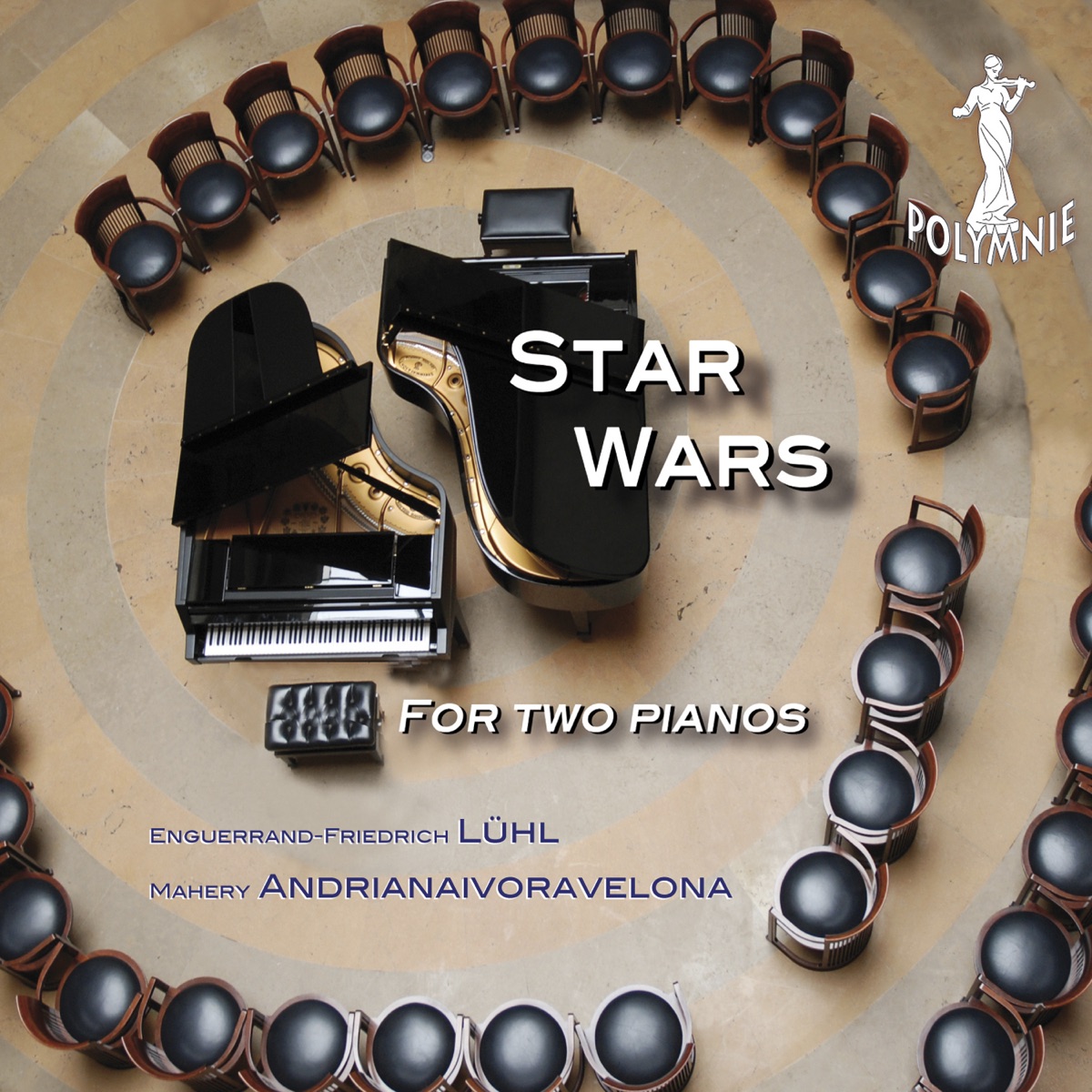 Star Wars for Two Pianos by Enguerrand-Friedrich Lühl-Dolgorukiy & Mahery Andrianaivoravelona album cover