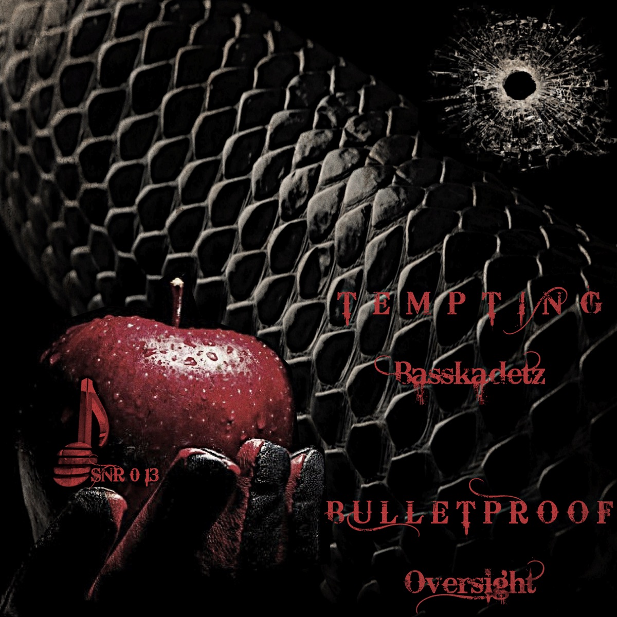 Tempting / Bulletproof - Single by Basskadetz & Oversight album cover