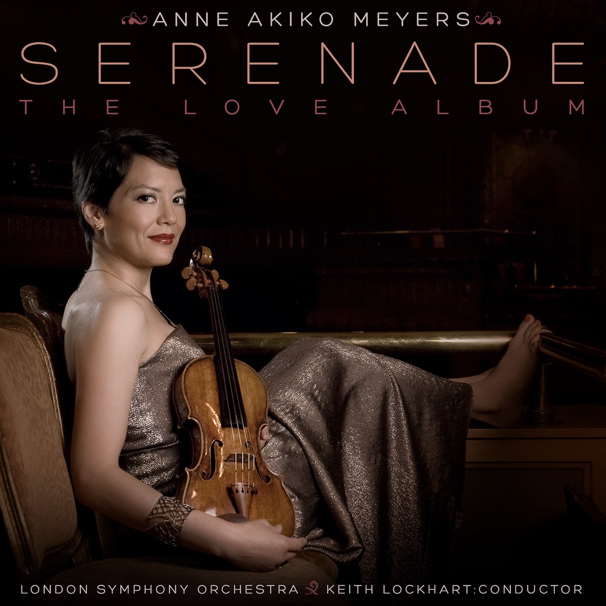Serenade: The Love Album by Anne Akiko Meyers, London Symphony Orchestra & Keith Lockhart album cover