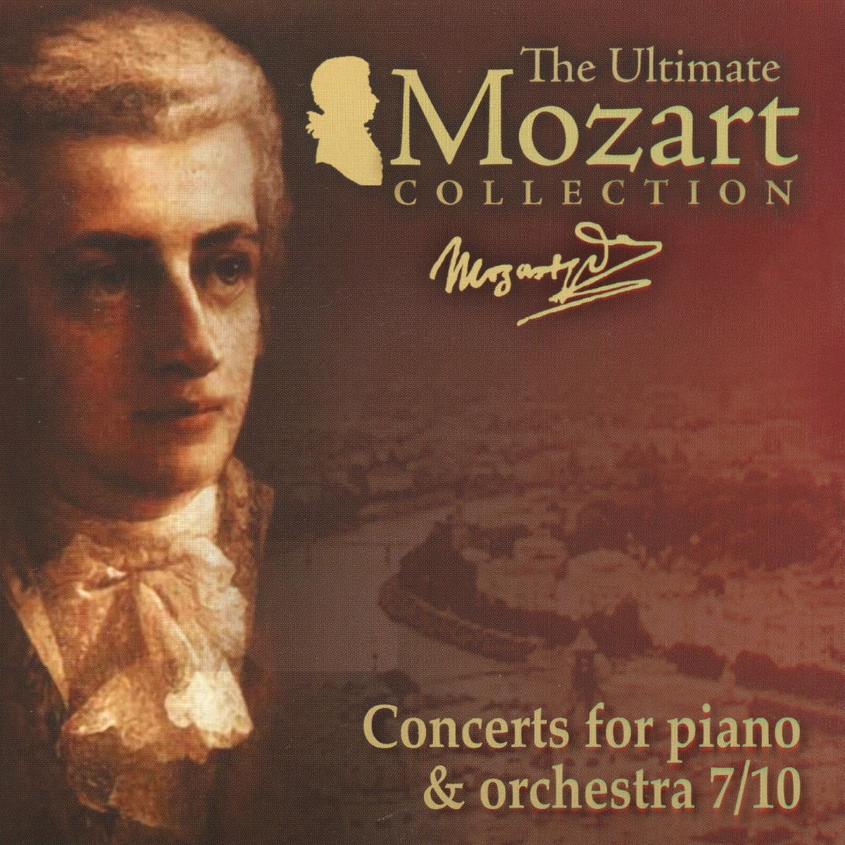 Mozart: Piano Concertos Nos. 7 & 10 by Carmen Piazzini, Michael Gantvarg & Leningrad Soloists album cover