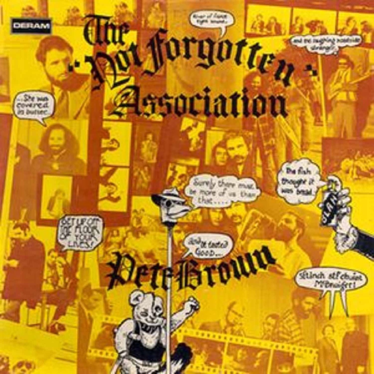 The Not Forgotten Association by Pete Brown album cover