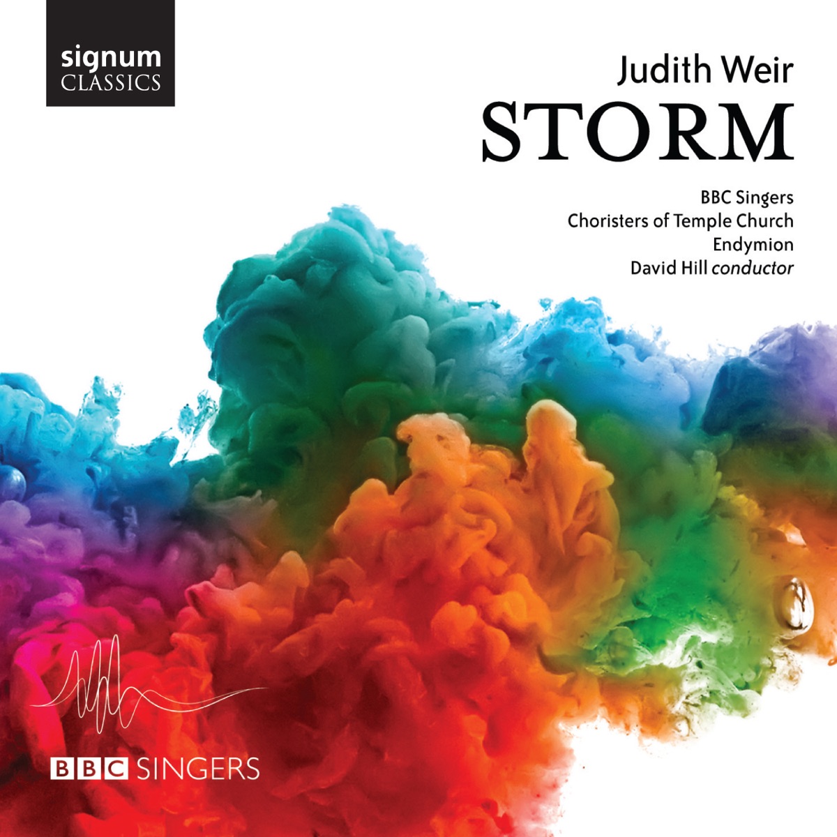 Judith Weir: Storm by BBC Singers, Endymion & David Hill album cover
