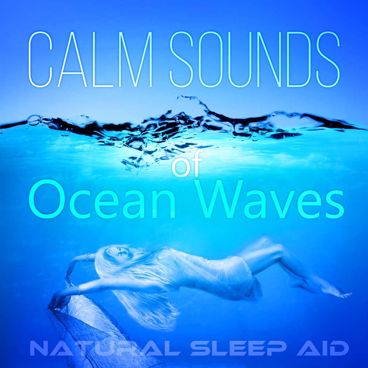 Calm Sounds of Ocean Waves – Natural Sleep Aid, Music for Better Sleep, Deep Relaxation and Healing Power of Water by Deep Sleep Hypnosis Masters album cover