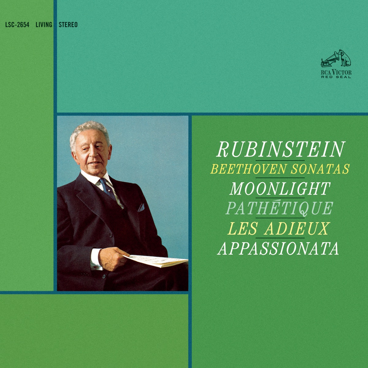 Beethoven: Sonatas by Arthur Rubinstein album cover