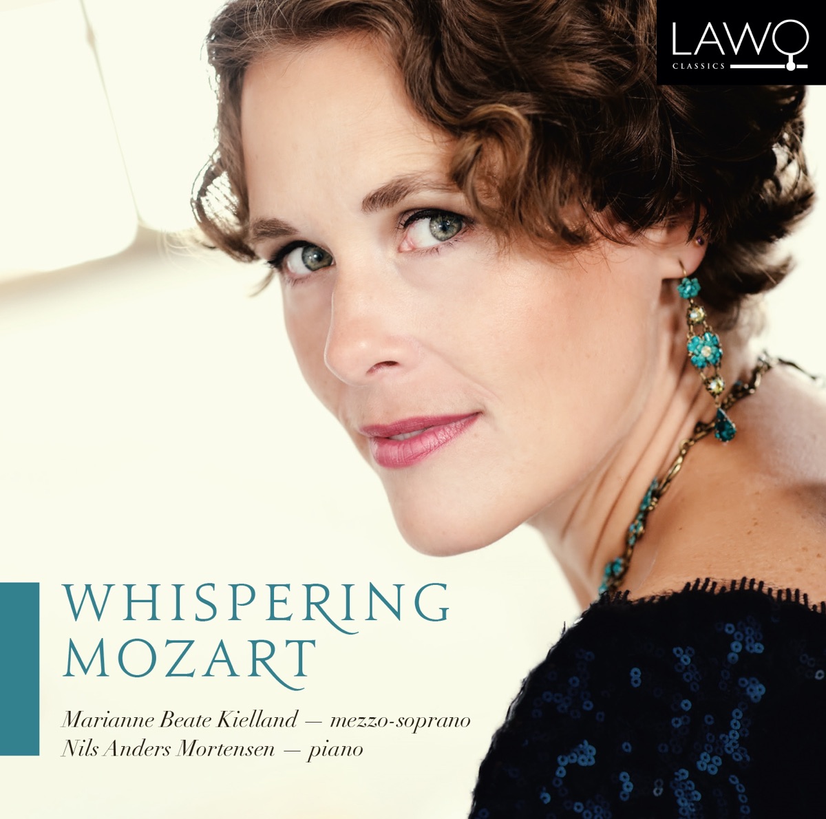 Whispering Mozart by Marianne Beate Kielland & Nils Anders Mortensen album cover