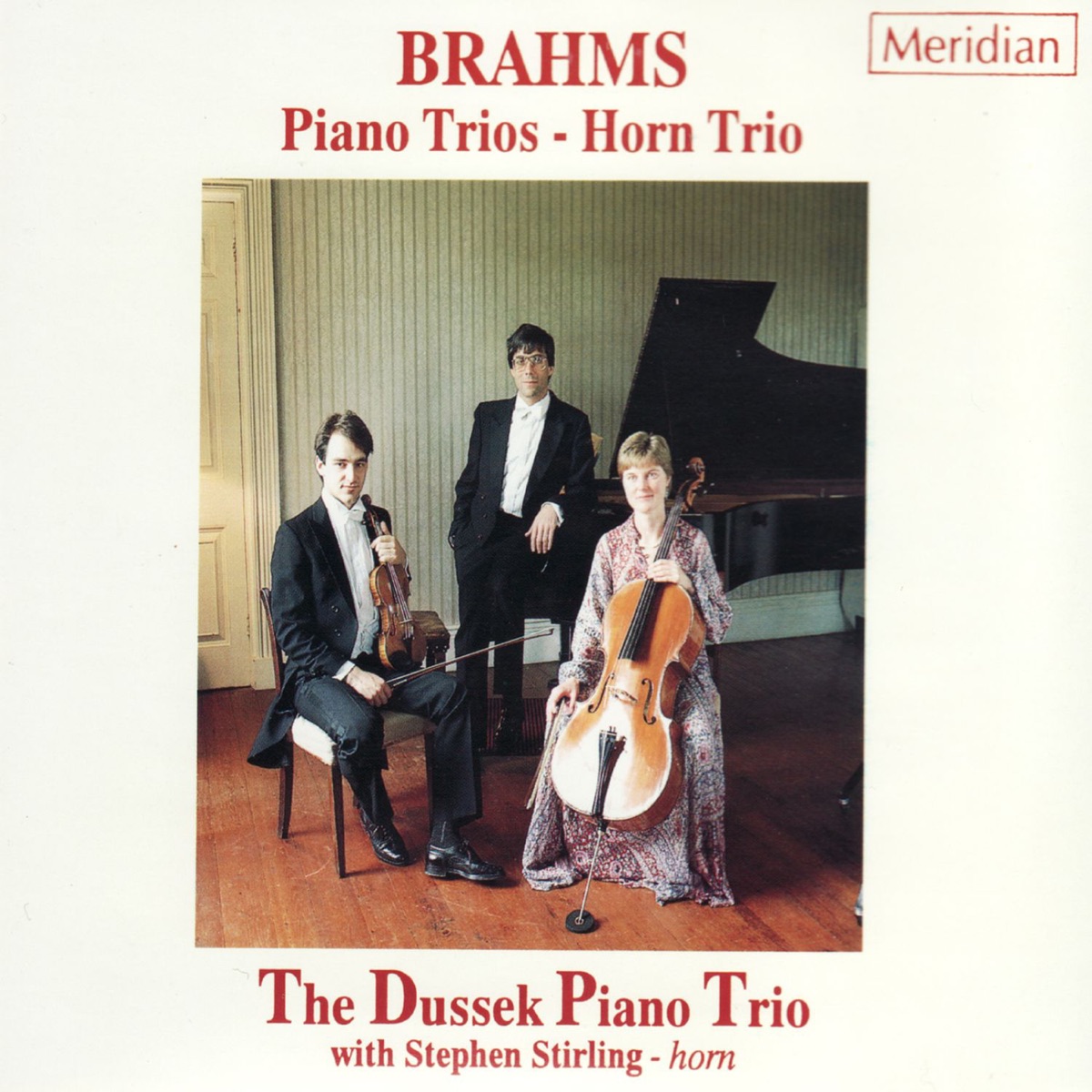 Brahms: Piano Trios - Horn Trio by The Dussek Piano Trio & Stephen Stirling album cover