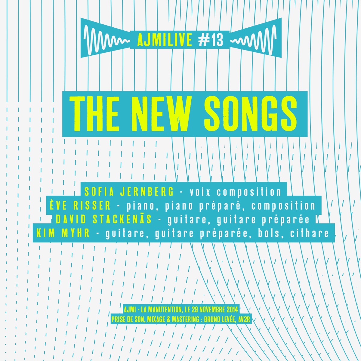 Ajmilive, Vol. 13 (feat. Sofia Jernberg, Ève Risser, David Stackenäs & Kim Myhr) by The New Songs album cover