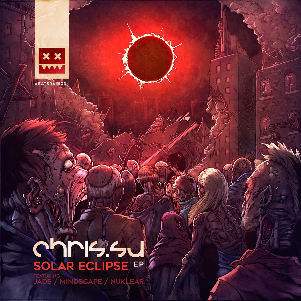 Solar Eclipse (feat. Nuklear, Mindscape & Jade) - EP by Chris.SU album cover