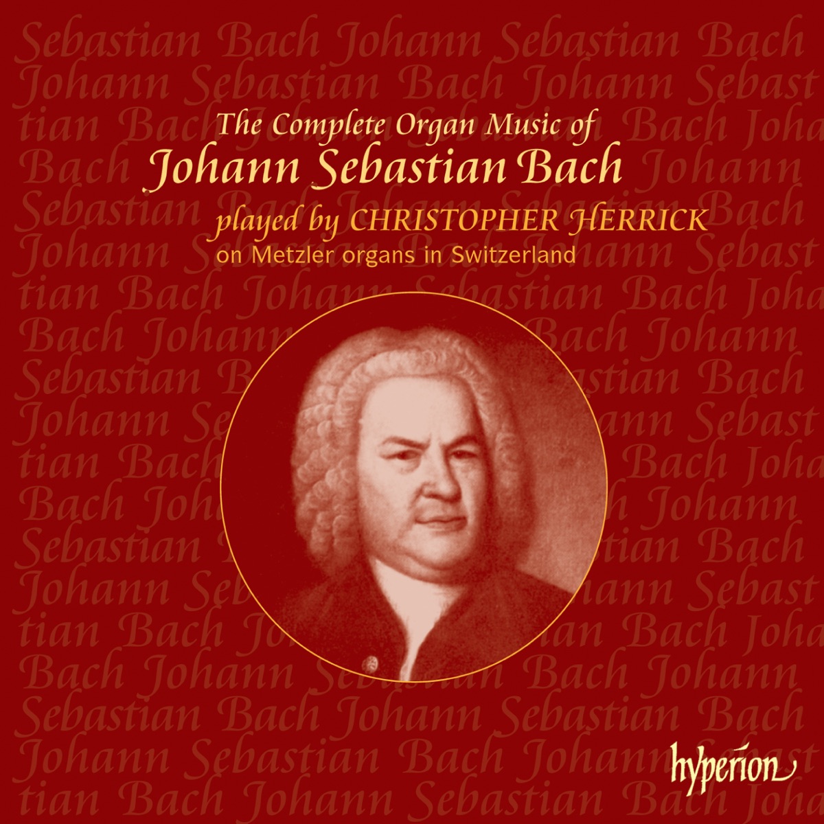 Bach: The Complete Organ Works by Christopher Herrick album cover