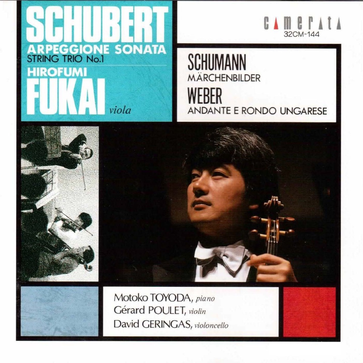 Schubert - Schumann - Weber by Hirofumi Fukai & Motoko Toyoda album cover